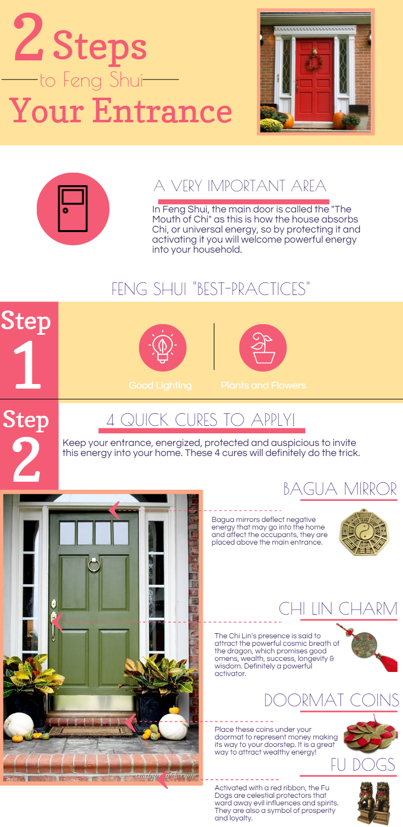 2 Steps To Activate Your Entrance Quickly Unique Feng Shui